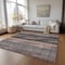 Homeroots 3' X 5' Blue Charcoal And Copper Botanical Leaves Washable Indoor Outdoor Area Rug 581948 - alternate 7