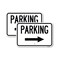 Signmission Parking With Right Arrow, 18'' X 24'' 2 Signs, Heavy Gauge Aluminum, 2PK A-1824-2PACK-24623 - alternate 1