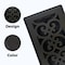 Sierra Grates 4 in. H X 10 in. W Powder Coat Steel, Textured Black Floor Register VIC410-BLK - alternate 5