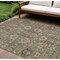 Homeroots 8' X 10' Brown Gray And Charcoal Oriental Washable Indoor Outdoor Area Rug 582059 - alternate 1