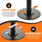 Runmaster Premium 45mm Dance Pole Kit, Spinning and Static, Portable Steel with Silicone Protection, Black HMDANBLA - alternate 11