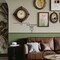 Clockswise 11in Classic Hanging Wall Clock with Ornate Floral Scroll Frame in Vintage Distressed Finish, Brown QI004932 - alternate 7