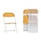 Flash Furniture Kids Yellow Plastic Folding Chair, PK10 10-Y-KID-YL-GG - alternate 1