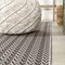 Jonathan Y Chevron Modern Concentric Squares Black/Light Gray 2 ft. x 8 ft. Indoor/Outdoor Runner Rug SMB206B-28 - alternate 7