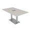 Skutchi Designs Rectangle Conference Table With Power Unit, 36 in W, 72 in L, Ivory HAR-REC-36X72-DOU-K458-ESIL - alternate 1