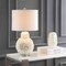 Jonathan Y Seashell Rosette 24" LED Table Lamp, Cream JYL1049A - alternate 7