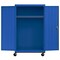 Sandusky Heavy Duty Mobile Welded Steel Wardrobe Cabinet, 46x24x72, Blue TAWR462472-06 - alternate 1