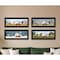 Homeroots Set Of Four Billy Jacobs Four Seasons Collection V Black Frame 2 Black Framed Print Wall Art, 4PK 406180 - alternate 4