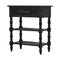 Homeroots 28" Dark Brown Solid Wood One Drawer Nightstand 722551 - alternate 1