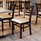 Flash Furniture HERCULES Ladder Back Walnut Wood Restaurant Chair - Tan Vinyl Seat XU-DGW0005LAD-WAL-TNV-GG - alternate 9