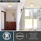 Vaxcel Eastgate 8.75-in Satin Nickel Schoolhouse Semi-Flush Ceiling Light with Frosted Opal Glass C0351 - alternate 8
