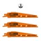 Cmt RECIPROCATING SAW BLADES for WOOD&METAL (CARBIDE) 6inx 6-8TPI (3-PCS.) JS956XHM-3 - alternate 3