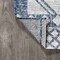 Jonathan Y Marokko Diamond Tribal Medallion Ivory/Blue 2 ft. x 8 ft. Indoor/Outdoor Runner Rug SMB127C-28 - alternate 6