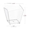 Smarty Had A Party 3.5 oz. Clear Small Square Disposable Plastic Cups (288 Cups), 288PK 2628-CASE - alternate 6