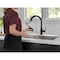 Delta Trinsic Single Handle Pull-Down Kitchen Faucet 9159-BL-DST - alternate 7