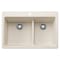 Blanco Liven 1-3/4 Low Divide Dual Mount, Soft White 443217 - alternate 1