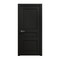 Sartodoors Interior Solid French Door 36 x 84 inches, Ego 5012 Painted Black Oak, Single Regular Panel Frame EGO5012ID-CHK-3684 - alternate 1