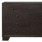 Homeroots 57" Espresso Solid and Manufactured Wood Nine Drawer Double Dresser 285865 - alternate 6