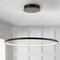 Jonathan Y Brice 23.75" Modern Contemporary Metal Round Integrated LED Pendant, Matte Black JYL7203A - alternate 14