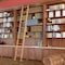 Quiet Glide 9.92 ft. Red Oak Contemporary Wheel Bronze Rolling Ladder, 12 ft. Rail QG.240-10RO-12-H.07 - alternate 1