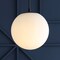 Jonathan Y Bleecker 7.75" Metal/Glass Globe LED Pendant, White/Oil Rubbed Bronze JYL9528B - alternate 12