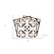 Homeroots 7" X 7" Charcoal And White Mosaic Peel And Stick Removable Tiles 390786 - alternate 4