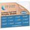 Fab Glass And Mirror Acrylic Plexiglass Sheets, Rectangle Clear PET Sheet 6in x 18in x 1/2in  with Protective Film, ... ACR12M6X18RC - alternate 1
