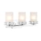 Jonathan Y Fairfax 23" 3-Light Metal/Frosted Glass Contemporary Glam LED Vanity Light, Chrome JYL7486A - alternate 10