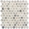 Andova Tiles Avery 1-in. Honeycomb Polished Upcycled Glass Floor and Wall Mosaic Tile (0.94 Square Feet Per Box) ANDAVE1246 - alternate 1
