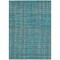 Homeroots 10' X 14' Teal Blue Gray And Brown Striped Washable Indoor Outdoor Area Rug 597438 - alternate 9