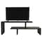 Leisuremod Orford TV Stand with MDF Shelves and Powder Coated Iron Legs, Phantom Grey ORS88GR - alternate 9