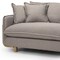 Homeroots 84" Brown Fabric Sofa 606782 - alternate 4
