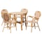 Bali & Pari Mattie Natural Rattan Bistro Dining Set, Beige 269-14768-14772-ZORO - alternate 1