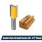 Powertec Tungsten Carbide Tipped Double Flute Straight Router Bit, 1/2" Shank, 3/4" Cutting Dia. 73065 - alternate 1