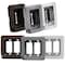 Intermatic Low-Profile Extra-Duty Plastic In-Use Weatherproof Cover, Double-Gang, Vrt, Gray WP7200G - alternate 2