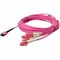 Add-On 7M MPO-12/4XLC F/M OM4 FIBER FANOUT CBL ADD-MPO-4LC7M5OM4LZ-MA - alternate 1