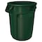 Rubbermaid Commercial BRUTE Trash Can, Round, 55 gal Capacity, 26 1/2 in W, 33 in H, Green FG265500DGRN - alternate 1
