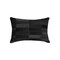 Homeroots 12" X 20" Black Patchwork Cowhide Lumbar Throw Pillow 544620 - alternate 5