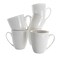 Elama Rosales 6 Piece 12 Ounce Porcelain Mug Set in White EL-ROSALES - alternate 1