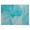 Homeroots 2' X 3' Teal Abstract Washable Non Skid Indoor Outdoor Area Rug 559775 - alternate 6