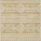 Homeroots 9' X 12' Gold And Ivory Southwestern Washable Indoor Outdoor Area Rug 593682 - alternate 7