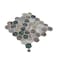 Apollo Tile Lucenza 12x12 in. Green Beige Matte Recycled Glass Hexagon Mosaic Tile (5.28 sq ft/case) 6PK APLGIO88SWRHEXA - alternate 7