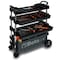 Beta C27S Tool Trolley, 3 Drawer, Black, Sheet Metal, 27 in W x 12 in D x 39 in H 027000205 - alternate 3