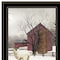 Homeroots Set Of Two Cold Winter 2 Black Framed Print Wall Art, 2PK 406171 - alternate 4