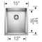 Blanco Precision 16 R0 Medium Bowl (Vertical) 516208 - alternate 3