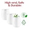 Smarty Had A Party 12 oz White with Silver Elegant Stemless Plastic Wine Glasses 64 Glasses, 64PK 3712-WHS-CASE - alternate 9