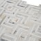 Apollo Tile Serena 10x10 White Gray Calacatta Gold, Thassos Mosaic Chevron Wall and Floor Tile, 5PK APLTSC88S14A - alternate 5
