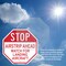 Signmission Stop Airstrip Ahead Watch for Landi, 4 inch X 4 inch, Vinyl Decal, 2PK OC-D-2PACK-4-215 - alternate 3