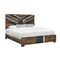 Global Furniture Usa Modern Optimus Brown/Black King Bed OPTIMUS-BRWN/BLK-KB - alternate 3