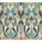 York Wallcoverings Malta Teal and Gold Wallpaper Sample MN1923SAM - alternate 1